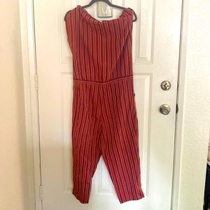 Vintage striped jumpsuit